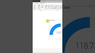How to Create Gauge Chart in power and set the target | #powerbi #powerbi