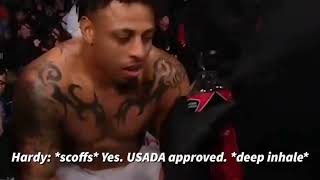 This is USADA approved ! * Greg Hardy uses inhaler *