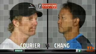 Jim Courier v Michael Chang 🔥 Senior Tour 2011