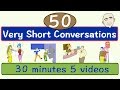 50 Very Short Conversations | Volume 1 | English Speaking Practice | ESL | EFL