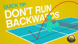 Stay Safe Returning Lobs - Pickleball Quick Tip  - with Jennifer Lucore and Alex Hamner