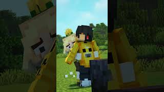 Daisy meets her FUTURE SELF in Minecraft! #shorts