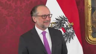 Alexander Schallenberg is sworn in as interim Austrian Chancellor until the forming of a new governm