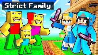 WEIRD STRICT FAMILY vs Most Secure House In Minecraft!
