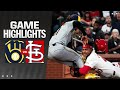 Brewers Vs. Cardinals Game Highlights (4/19/24) | Mlb Highlights