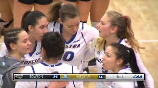 2018 #CAAChamps Volleyball Semifinals | #1 Hofstra 3, #4 Towson 2