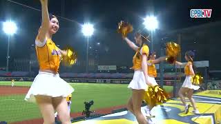 09/26 台鋼 VS 中信 中場，中信啦啦隊Passion Sisters在看台上帶來舞蹈表演