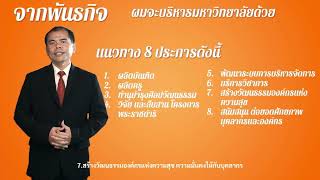 EP.4 | ปรัชญา วิสัยทัศน์ พันธกิจ ค่านิยม วัฒนธรรมองค์กร และกลยุทธ์การบริหารมหาวิทยาลัย