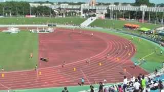 H26　千葉県中学総体　低学年女子4x100mR決勝