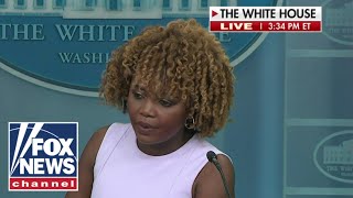 Reporter asks Karine Jean-Pierre if Biden has Alzheimer's disease or dementia