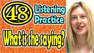 What is she saying?(48) (Listening Practice) [ ForB English Lesson ]