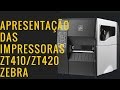 Apresentação das impressoras ZT410 e ZT420 Zebra - Legendado em português - Codeprint