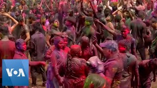 Colorful Celebrations Mark Holi in India | VOA News