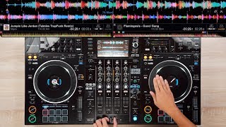 PRO DJ MIXES ON THE NEW XDJ-XZ LIKE A CHAMP! - Fast and Creative DJ Mixing Ideas