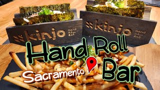 NEW Kinjo Sushi Hand Roll Bar Review | Downtown Sacramento