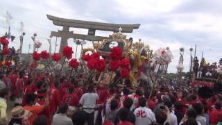 2015年 大塩天満宮国恩祭 北脇・宮本練合せ