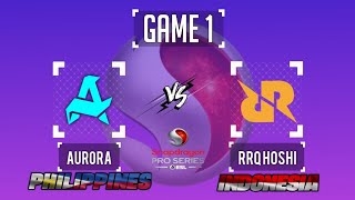 RRQ HOSHI vs AURORA GAME 1 (PHILIPPINES vs INDONESIA) | ESL SNAPDRAGON PRO SERIES