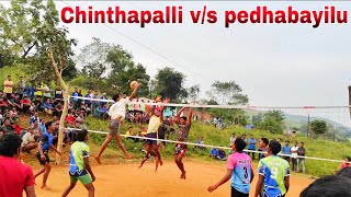 chinthapalli team v/s pedhabayilu chinna team volleyball betting match pilliputu ground