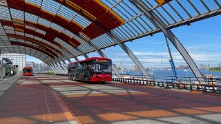 Connexxion lijn 391 van Amsterdam Centraal naar Zaandam Zaanse Schans Als VDL Citea Cle 137