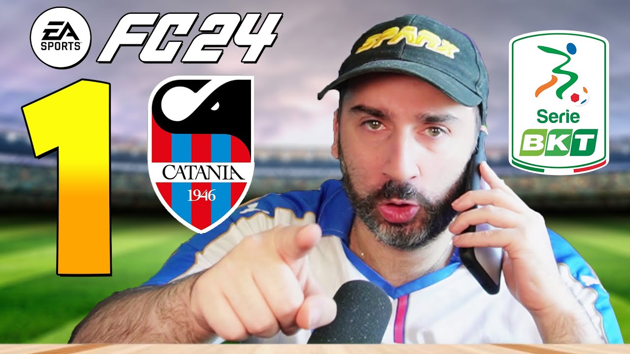 INIZIO LA MODALITÀ CARRIERA CON IL CATANIA IN SERIE B!! - EA FC 24 ...