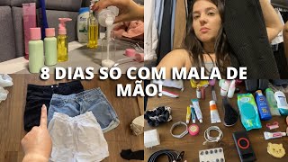 FAZENDO e DESFAZENDO a mala para 8 dias no Nordeste 🌴👙 O que usei, não usei e o que senti falta!