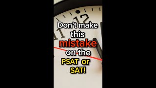 Don't make THIS mistake on the PSAT or SAT!  👀   #shorts #college #tutor