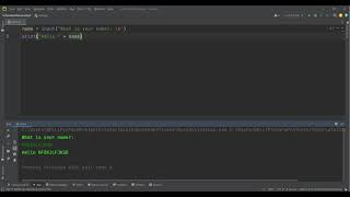 Beginner's Greeting Python Program