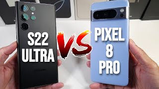 Google Pixel 8 Pro vs Samsung Galaxy S22 Ultra In 2025 (Camera Comparison, Speed, Display \u0026 PUBG)