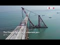 connection of xiang an bridge completed in fujian