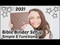 Bible Binder Setup 2021