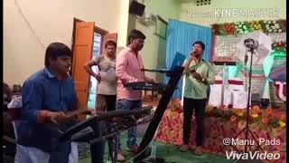 Naa madhiloni anandama Telugu christian song live music Manu Pads