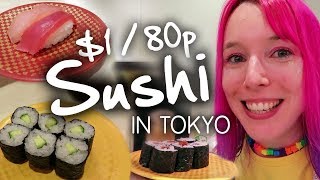 Uobei Sushi - Cheap Conveyor Belt Sushi in Shibuya, Tokyo