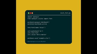 Python openpyxl - Change font type
