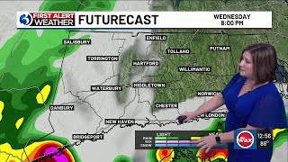 FORECAST: A First Alert Weather Day for heat & possible strong storms