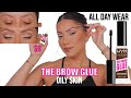 *new* NYX THE BROW GLUE *new shade* REVIEW & ALL DAY WEAR TEST *sparse brows* | MagdalineJanet