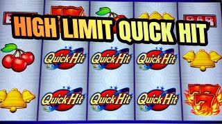 I PLAYED HIGH LIMIT QUICK HIT PLATINUM AND WON A JACKPOT