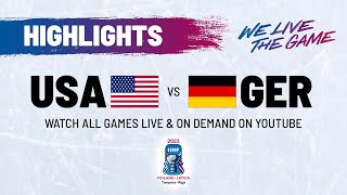Highlights | USA vs. Germany | 2023 #IIHFWorlds