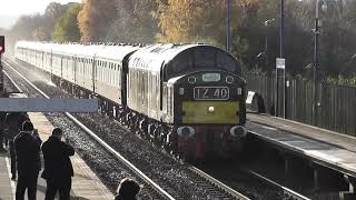 40145 and 57012 passing through Swinton