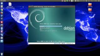 debian server install in virutalbox - step by step