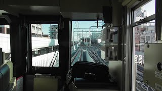 東武スカイツリーライン・竹ノ塚駅高架切り替え後の前面展望＆進行方向右側車窓（西新井・谷塚往復）