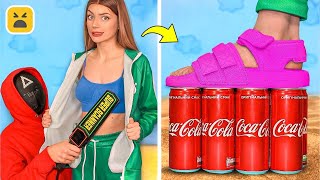 9 Ways to Sneak Food Anywhere! Cool and Funny Food Tricks by Mariana ZD