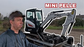 Aujourd'hui c'est travaux à la mini pelle !!🚜