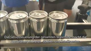 Getränk,Bier,Öl,Saft vollautomatische waschbare Dosenverschließmaschine