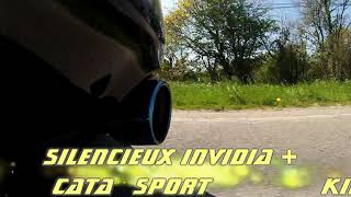 Comparatif échappement nissan 370z z34 invidia avec ou sans catalyseur Kinetix racing