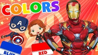 Learn Colors with the Avengers | Pocket Preschool