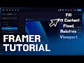Framer Beginner Tutorial 2025: Master Framer Interface, Frames & Sizing (Lesson 1)