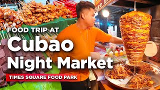 CUBAO Food Trip! | Budget Eats at TIMES SQUARE FOOD PARK Araneta Center Quezon City