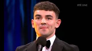 RTE SPORT- MARK RODGERS WINS 2023 YOUNG HURLER OF THE YEAR AWARD- CLARE HURLING SCARRIFF GAA IRELAND