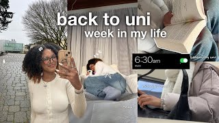 UNI VLOG: waking up at 6:30am, daily student life, balancing school tips, reading books etc.