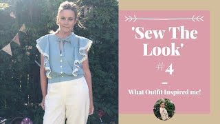 My Sew The Look #4 - My Linen Lace and Ruffles Outfit Sewing Vlog